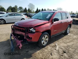 2017 Jeep Compass Sport с VIN 1C4NJCBA5HD187119, выставлен на аукционе Copart как лот 54307235 с пробегом 82 838 миль миль и Списание • Salvage title. История ставок и продаж доступна на DreamBid. Изображение 1.