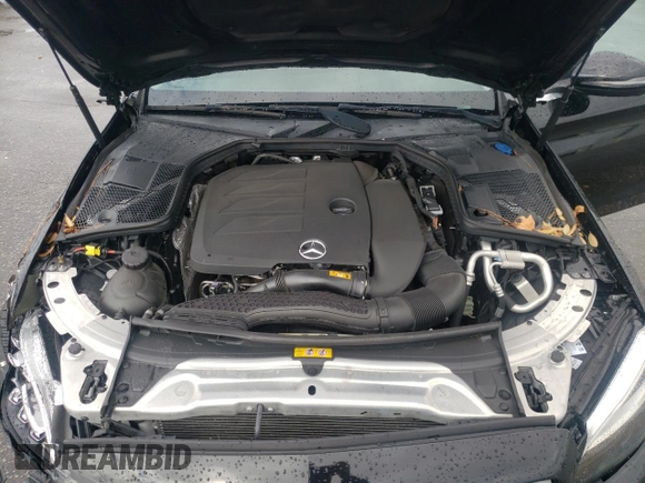 2020 Mercedes-Benz C with VIN WDDWF8DB2LR527871, listed as a Copart auction lot 47757005 with 71,253 mi miles and Salvage Title. Bid and sale history available at carsss.com. Image 13.