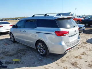 2018 Kia Sedona SX-L with VIN KNDME5C11J6366455, listed as a IAAI auction lot 40508393 with 1 mi miles. Bid and sale history available at carsss.com. Image 3.