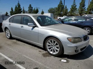 2007 BMW 7 Series 750Li with VIN WBAHN83507DT74313, listed as a Copart auction lot 67606404 with 169,922 mi miles and Clean Title. Bid and sale history available at carsss.com. Image 4.