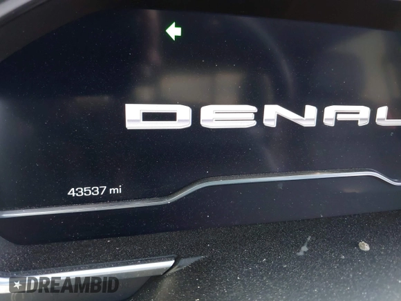 2022 GMC Sierra 1500 with VIN 3GTUUGETXNG640009, listed as a IAAI auction lot 41626847 with 43,537 mi miles and . Bid and sale history available at DreamBid. Image 7.