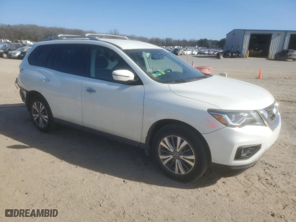 2019 Nissan Pathfinder S with VIN 5N1DR2MN8KC585495, listed as a Copart auction lot 42338135 with 109799 miles and Salvage Title. Bid and sale history available at carsss.com. Image 4.