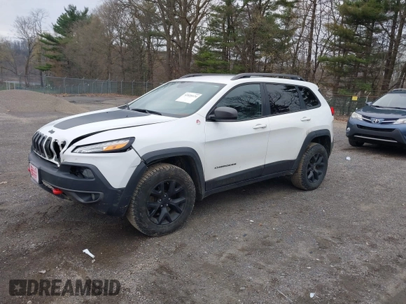 2016 Jeep Cherokee Trailhawk with VIN 1C4PJMBS7GW241076, listed as a IAAI auction lot 42020124 with 151,742 mi miles and . Bid and sale history available at DreamBid. Image 2.