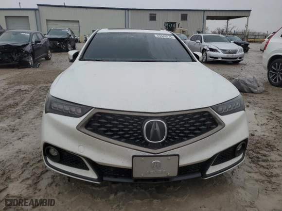 2018 Acura TLX w/A-SPEC Pkg with VIN 19UUB2F6XJA013287, listed as a Copart auction lot 43342875 with 0 mi miles and Salvage Title. Bid and sale history available at carsss.com. Image 5.