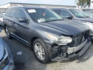 2014 Infiniti QX60 z VIN 5N1AL0MN9EC513234, wystawiony jako IAAI lot #42119262 z przebiegiem 82 446 mil mil oraz . Historia ofert i sprzedaży dostępna na DreamBid. Obrazek 1.