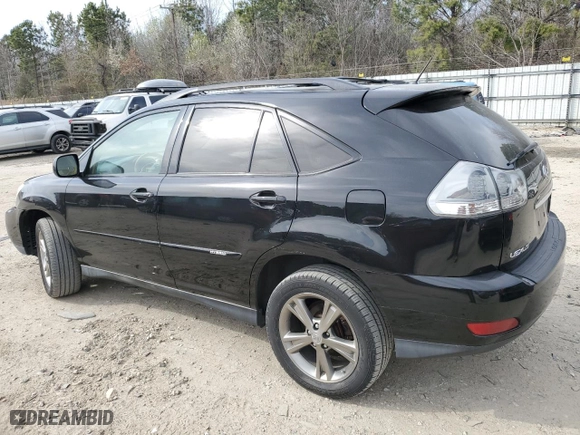 2007 Lexus RX 400h with VIN JTJHW31U272007645, listed as a Copart auction lot 49601345 with 162,113 mi miles and Clean Title. Bid and sale history available at carsss.com. Image 2.