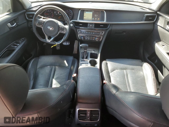 2017 Kia Optima SX with VIN 5XXGW4L24HG152696, listed as a Copart auction lot 48840895 with 136,861 mi miles and Salvage title. Bid and sale history available at DreamBid. Image 8.