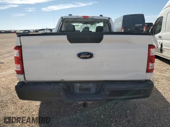 2022 Ford F-150 XL with VIN 1FTFX1E53NKE16829, listed as a Copart auction lot 45038885 with Not provided miles and Salvage title. Bid and sale history available at DreamBid. Image 6.