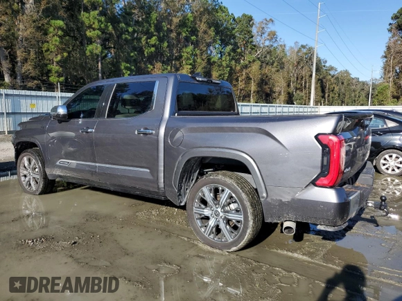 2023 Toyota Tundra Capstone Hybrid with VIN 5TFVC5DBXPX028881, listed as a Copart auction lot 80079964 with 12,565 mi miles and Salvage title. Bid and sale history available at DreamBid. Image 2.