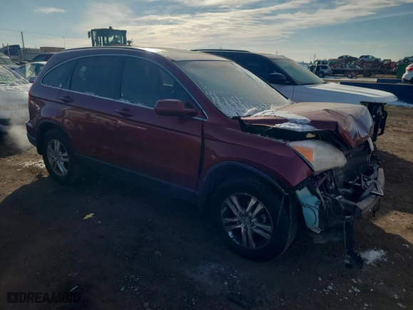 2011 Honda CR-V EX-L with VIN JHLRE4H7XBC025543, listed as a Copart auction lot 45206435 with 237,623 mi miles and Salvage Title. Bid and sale history available at carsss.com. Image 4.