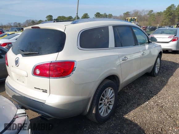 2010 Buick Enclave CXL 1XL with VIN 5GALRBED9AJ149398, listed as a IAAI auction lot 41986317 with 143,961 mi miles and . Bid and sale history available at DreamBid. Image 4.