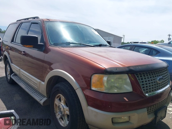 2006 Ford Expedition Eddie Bauer z VIN 1FMPU17506LA44450, wystawiony jako IAAI lot #42267018 z przebiegiem 265 891 mil mil oraz . Historia ofert i sprzedaży dostępna na DreamBid. Obrazek 1.