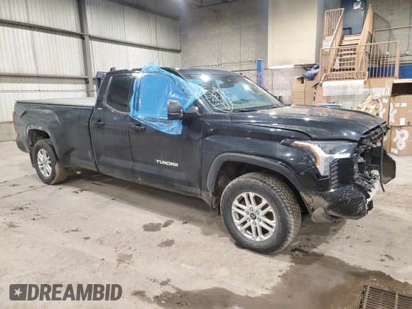 2022 Toyota Tundra SR5 with VIN 5TFLA5GD8NX001640, listed as a Copart auction lot 51101965 with 27,656 mi miles and Clean title. Bid and sale history available at DreamBid. Image 4.