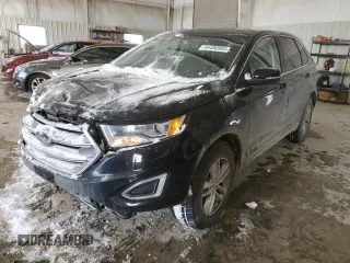 2017 Ford Edge SEL with VIN 2FMPK4J83HBC17097, listed as a Copart auction lot 44496985 with 155,787 mi miles and Salvage Title. Bid and sale history available at carsss.com. Image 1.