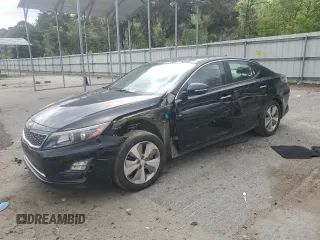 2015 Kia Optima Hybrid EX with VIN KNAGN4AD7F5089373, listed as a Copart auction lot 51082735 with 93,202 mi miles and Salvage Title. Bid and sale history available at carsss.com. Image 1.