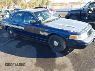 2004 Ford Police Interceptor Base w/3.27 Axle with VIN 2FAFP71W54X101274, listed as a IAAI auction lot 41164206 with 128,237 mi miles and . Bid and sale history available at DreamBid. Image 1.