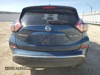 2016 Nissan Murano S with VIN 5N1AZ2MH8GN122930, listed as a Copart auction lot 54354065 with 138,782 mi miles and Salvage title. Bid and sale history available at DreamBid. Image 6.