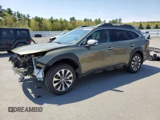 2025 Subaru Outback Touring with VIN 4S4BTAPC0S3236358, listed as a Copart auction lot 56849645 with 451 mi miles and Salvage title. Bid and sale history available at DreamBid. Image 1.