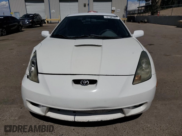 2001 Toyota Celica GT with VIN JTDDR32T410103293, listed as a Copart auction lot 72738184 with 199,340 mi miles and Salvage Title. Bid and sale history available at carsss.com. Image 5.