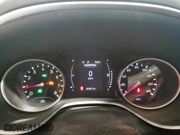 2020 Jeep Compass Latitude with VIN 3C4NJDBB1LT157875, listed as a Copart auction lot 60310155 with 81,817 mi miles and Salvage title. Bid and sale history available at DreamBid. Image 9.