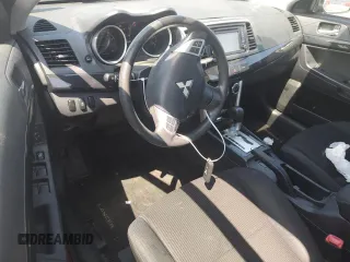 2017 Mitsubishi Lancer ES with VIN JA32V2FW8HU002776, listed as a Copart auction lot 54385355 with 96,620 mi miles and Salvage Title. Bid and sale history available at carsss.com. Image 8.