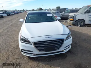 2018 Genesis G80 3.8L with VIN KMHGN4JE9JU216176, listed as a IAAI auction lot 40976135 with 50,530 mi miles. Bid and sale history available at carsss.com. Image 13.