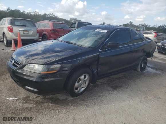 2001 Honda Accord Cpe EX with VIN 1HGCG32591A010493, listed as a Copart auction lot 78483324 with 111,646 mi miles and Salvage Title. Bid and sale history available at carsss.com. Image 1.