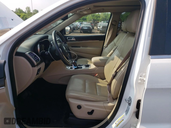 2016 Jeep Grand Cherokee Limited with VIN 1C4RJFBG0GC447762, listed as a Copart auction lot 59612705 with 66,183 mi miles and Salvage title. Bid and sale history available at DreamBid. Image 7.