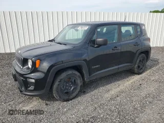 2020 Jeep Renegade Sport with VIN ZACNJAAB1LPL34994, listed as a Copart auction lot 55270595 with 63,343 mi miles and Clean title. Bid and sale history available at DreamBid. Image 1.