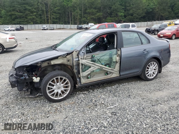 2008 Volkswagen Jetta Wolfsburg Edition with VIN 3VWRJ71K98M126974, listed as a Copart auction lot 58475155 with 115,038 mi miles and Salvage title. Bid and sale history available at DreamBid. Image 1.