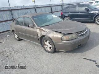 2003 Chevrolet Impala with VIN 2G1WF52E339357819, listed as a IAAI auction lot 41918563 with Not Provided miles and . Bid and sale history available at DreamBid. Image 1.