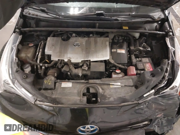 2016 Toyota Prius Four with VIN JTDKARFU0G3507820, listed as a IAAI auction lot 41501151 with 184,841 mi miles. Bid and sale history available at carsss.com. Image 10.