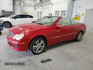 2007 Mercedes-Benz CLK-Class 3.5L with VIN WDBTK56F17T082571, listed as a Copart auction lot 74328314 with 0 mi miles and Clean Title. Bid and sale history available at carsss.com. Image 1.