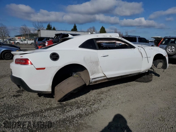 2014 Chevrolet Camaro LT z VIN 2G1FC1E39E9242379, wystawiony jako Copart lot #48046105 z przebiegiem 88 758 mil mil oraz Szkoda całkowita • Salvage title. Historia ofert i sprzedaży dostępna na DreamBid. Obrazek 3.