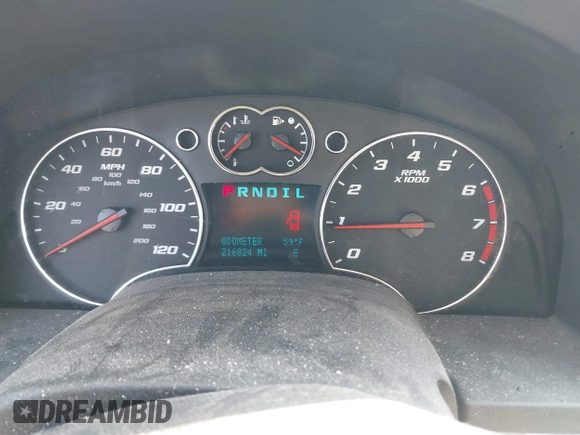 2009 Chevrolet Equinox LTZ with VIN 2CNDL83FX96234556, listed as a IAAI auction lot 41904038 with 216,824 mi miles. Bid and sale history available at carsss.com. Image 7.