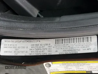 2014 FIAT 500L Trekking z VIN ZFBCFADH1EZ007143, wystawiony jako Copart lot #52030065 z przebiegiem 90 894 mil mil oraz Szkoda całkowita • Salvage title. Historia ofert i sprzedaży dostępna na DreamBid. Obrazek 14.