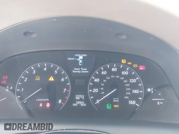 2007 Lexus LS 460 with VIN JTHBL46F775028750, listed as a IAAI auction lot 42381110 with 59,941 mi miles and . Bid and sale history available at DreamBid. Image 7.