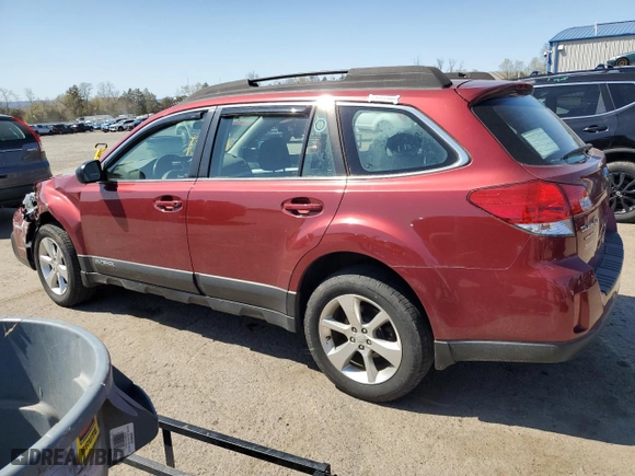 2014 Subaru Outback 2.5i with VIN 4S4BRBACXE3289585, listed as a Copart auction lot 53104595 with 103,242 mi miles and Salvage Title. Bid and sale history available at carsss.com. Image 2.