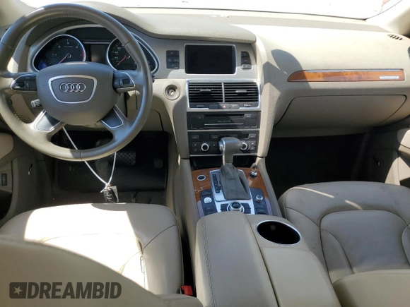 2014 Audi Q7 Premium Plus with VIN WA1LMAFE6ED012514, listed as a Copart auction lot 57918725 with 135,645 mi miles and Salvage title. Bid and sale history available at DreamBid. Image 8.