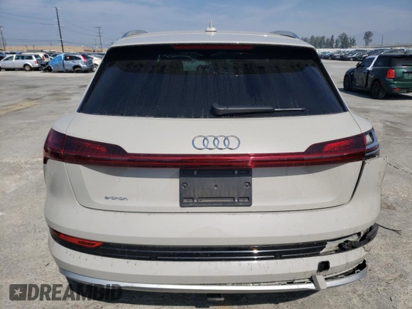 2019 Audi e-tron Prestige with VIN WA1VABGE1KB023093, listed as a Copart auction lot 48008653 with 45,531 mi miles. Bid and sale history available at carsss.com. Image 6.