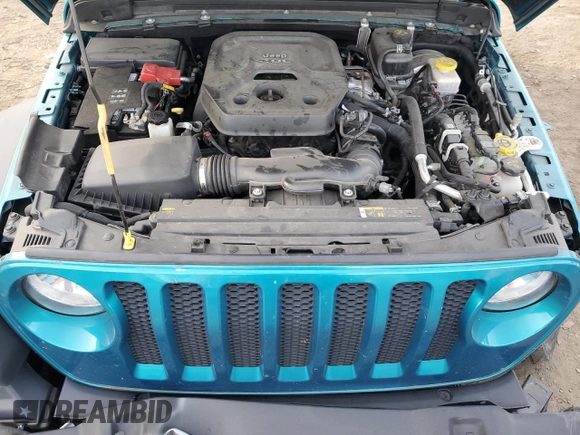 2020 Jeep Wrangler Willys с VIN 1C4GJXAN2LW328634, выставлен на аукционе Copart как лот 79975764 с пробегом 43 186 миль миль и Списание • Salvage title. История ставок и продаж доступна на DreamBid. Изображение 11.