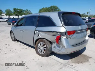 2015 Honda Odyssey EX with VIN 5FNRL5H46FB032366, listed as a IAAI auction lot 42034443 with 154,679 mi miles and . Bid and sale history available at carsss.com. Image 3.