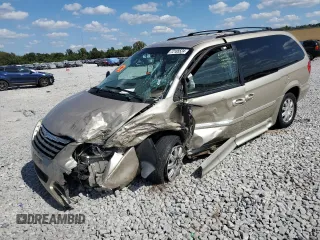 2007 Chrysler Town & Country LWB Touring with VIN 2A4GP54L77R315626, listed as a Copart auction lot 72185524 with 89,654 mi miles and Salvage Title. Bid and sale history available at carsss.com. Image 1.
