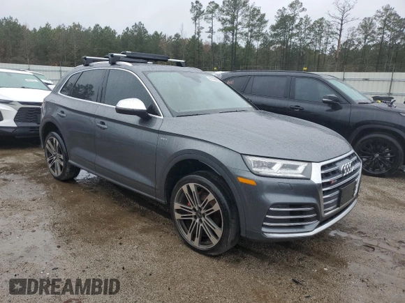 2018 Audi SQ5 Premium Plus with VIN WA1A4AFY9J2248548, listed as a Copart auction lot 81765003 with 45,804 mi miles and . Bid and sale history available at DreamBid. Image 4.