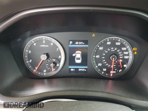 2018 Hyundai Sonata Sport with VIN 5NPE34AFXJH639031, listed as a Copart auction lot 53173295 with 39,727 mi miles and Salvage Title. Bid and sale history available at DreamBid. Image 9.