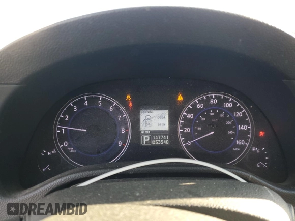 2013 Infiniti G37 x with VIN JN1CV6AR7DM759681, listed as a Copart auction lot 50540095 with 147,741 mi miles and Salvage Title. Bid and sale history available at carsss.com. Image 9.