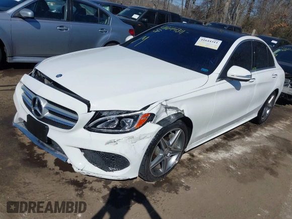 2015 Mercedes-Benz C 300 Luxury with VIN 55SWF4KBXFU078275, listed as a IAAI auction lot 41644311 with 118,429 mi miles and . Bid and sale history available at carsss.com. Image 17.