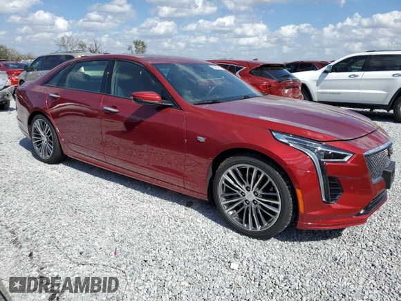 2019 Cadillac CT6 Sport AWD with VIN 1G6KN5R6XKU144961, listed as a Copart auction lot 89283415 with Not provided miles and Non repairable. Bid and sale history available at DreamBid. Image 4.