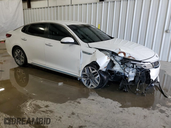 2020 Kia Optima Hybrid EX with VIN KNAGU4LE3L5041146, listed as a Copart auction lot 62423454 with 66,776 mi miles and Salvage Title. Bid and sale history available at carsss.com. Image 4.