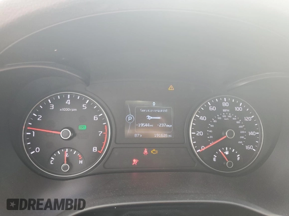 2017 Kia Optima LX with VIN 5XXGT4L36HG139045, listed as a Copart auction lot 47464285 with 191,626 mi miles and Salvage Title. Bid and sale history available at carsss.com. Image 9.
